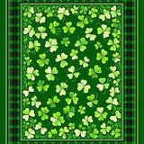 Artistic Plaid and Clover Blend(Green)