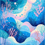 Enchanting Mermaid Tale Design(Blue)