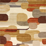 Autumnal Harvest Collection Area Rich Earth Tones Beige Brown(Beige)