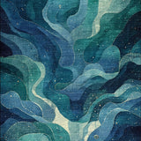 Ultra Soft Area Rug, Non Slip, Stain Resistant, Washable Area Rugs for Living Room, Bedroom, Fouiunler Ocean Trap Runner Rug Nautical Sea Life Artwork with Non-Slip Design(Blue)