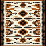 Ultra Soft Area Rug, Non Slip, Stain Resistant, Washable Area Rugs for Living Room, Bedroom, Warm Beige Tiled Composition(Brown)