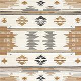 Ultra Soft Area Rug, Non Slip, Stain Resistant, Washable Area Rugs for Living Room, Bedroom, Luxurious Neutral Tiled Design(Beige)