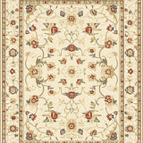 Ultra Soft Area Rug, Non Slip, Stain Resistant, Washable Area Rugs for Living Room, Bedroom, Beige Floral Runner for Kitchen and Hallway(Beige)