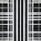 Ultra Soft Area Rug, Non Slip, Stain Resistant, Washable Area Rugs for Living Room, Bedroom, Layered Doorstep Rug with Artistic Stripe Harmony and Modern Geometric Flair(Black)