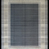 Elegant Charcoal Geometric Motif(Gray)