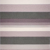 Ultra Soft Area Rug, Non Slip, Stain Resistant, Washable Area Rugs for Living Room, Bedroom, Chic Neutral Textured Stripe Motif(Purple)