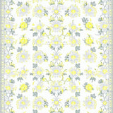 Ultra Soft Area Rug, Non Slip, Stain Resistant, Washable Area Rugs for Living Room, Bedroom, Stylish Minimalist Daisy Touch(White)