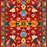 Intricate Cultural Artisan Craftsmanship(Red)