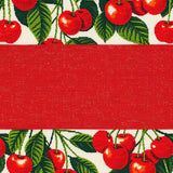 Ultra Soft Area Rug, Non Slip, Stain Resistant, Washable Area Rugs for Living Room, Bedroom, Charming Whimsical Fruit Pattern(Red)