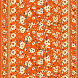 Ultra Soft Area Rug, Non Slip, Stain Resistant, Washable Area Rugs for Living Room, Bedroom, Sunny Outdoor Festive Vibe(Orange)