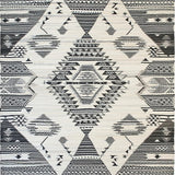 Ultra Soft Area Rug, Non Slip, Stain Resistant, Washable Area Rugs for Living Room, Bedroom, Luxurious Monochrome Fringe Design(Black)