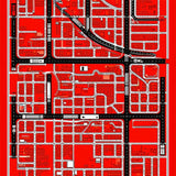 Colorful Urban Exploration Mat(Red)