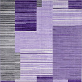 Ultra Soft Area Rug, Non Slip, Stain Resistant, Washable Area Rugs for Living Room, Bedroom, Dynamic Modern Fluid Artistry(Purple)