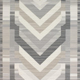 Ultra Soft Area Rug, Non Slip, Stain Resistant, Washable Area Rugs for Living Room, Bedroom, Modern Minimalist Geometric Motif(Gray)