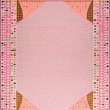 Ultra Soft Area Rug, Non Slip, Stain Resistant, Washable Area Rugs for Living Room, Bedroom, Chic Contemporary Animal Motif(Pink)
