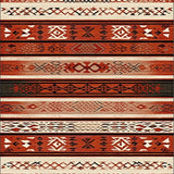 Sophisticated Trellis Design in Rust Tones(Red)