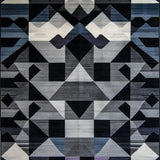 Elegant Black Tasseled Accent(Gray)