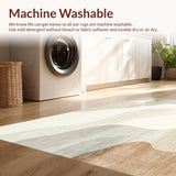 Abstract Cream Dreamscape Area Non Slip Floor(Beige)