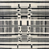 Ultra Soft Area Rug, Non Slip, Stain Resistant, Washable Area Rugs for Living Room, Bedroom, Savanna Inspired Striped Carpet, Contemporary Graphic Print Rug, Artistic(Black)
