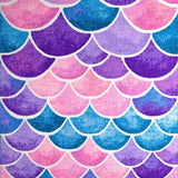 Vibrant Mermaid Scale Aesthetic(Pink)