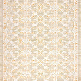 Ultra Soft Area Rug, Non Slip, Stain Resistant, Washable Area Rugs for Living Room, Bedroom, Desert Bloom Circular Earthy Toned for Patios(Beige)
