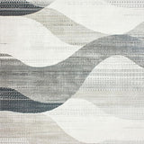 Chic Distressed Abstract Swirl Design(Gray)