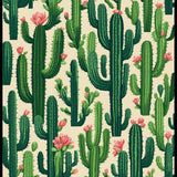 Artistic Modern Cactus Artwork(Green)