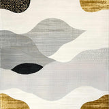 Luxurious Gold Toned Artful Design(Gray)