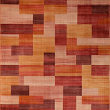 Ultra Soft Area Rug, Non Slip, Stain Resistant, Washable Area Rugs for Living Room, Bedroom, Elegant Distressed Colorful Pattern(Brown)