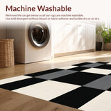 Contemporary Striped Contrast Motif(Black)