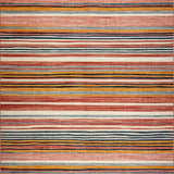 Ultra Soft Area Rug, Non Slip, Stain Resistant, Washable Area Rugs for Living Room, Bedroom, Vibrant Multicolor Textured Design(Red)