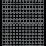 Contemporary Black Diamond Motif(Black)