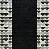 Artistic Textured Heart Vibe(Black)