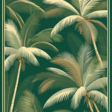 Whimsical Retro Nature Illustration(Green)