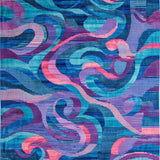 Dynamic Colorful Abstract Motif(Blue)