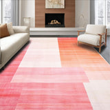 Ultra Soft Area Rug, Non Slip, Stain Resistant, Washable Area Rugs for Living Room, Bedroom, Gradient Pink Ombre Nursery Play Mat(Pink)