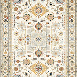 Ultra Soft Area Rug, Non Slip, Stain Resistant, Washable Area Rugs for Living Room, Bedroom, Elegant Beige Boho Rug for Living Room(Beige)