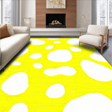 Ultra Soft Area Rug, Non Slip, Stain Resistant, Washable Area Rugs for Living Room, Bedroom, Eclectic Soft Touch Decor Piece(Yellow)