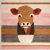 Playful Highland Cow Artistry(Pink)