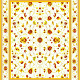 Ultra Soft Area Rug, Non Slip, Stain Resistant, Washable Area Rugs for Living Room, Bedroom, Elegant Area Featuring Ornate Floral and Geometric Design(White)