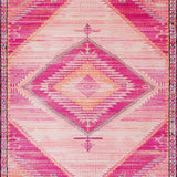 Ultra Soft Area Rug, Non Slip, Stain Resistant, Washable Area Rugs for Living Room, Bedroom, Rustic Pink Western Boot Motif(Pink)
