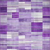 Ultra Soft Area Rug, Non Slip, Stain Resistant, Washable Area Rugs for Living Room, Bedroom, Chic Diamond Pattern Aesthetic(Purple)