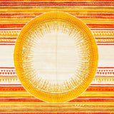 Ultra Soft Area Rug, Non Slip, Stain Resistant, Washable Area Rugs for Living Room, Bedroom, Bold Colorful Sunray Style(Orange)