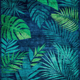 Chic Tropical Linear Elements(Blue)