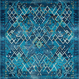 Eye catching Minimalist Medallion Theme(Blue)