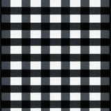 Rustic Black and White Checkered Design(Black)