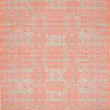 Ultra Soft Area Rug, Non Slip, Stain Resistant, Washable Area Rugs for Living Room, Bedroom, Chic Minimalist Ogee Pattern(Orange)