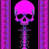 Ultra Soft Area Rug, Non Slip, Stain Resistant, Washable Area Rugs for Living Room, Bedroom, Playful Skeleton Love Theme(Pink)