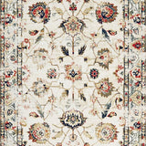 Chic Vintage Distressed Floral Design(Beige)