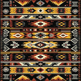 Modern Tribal Motif with Bold Contrast(Red)